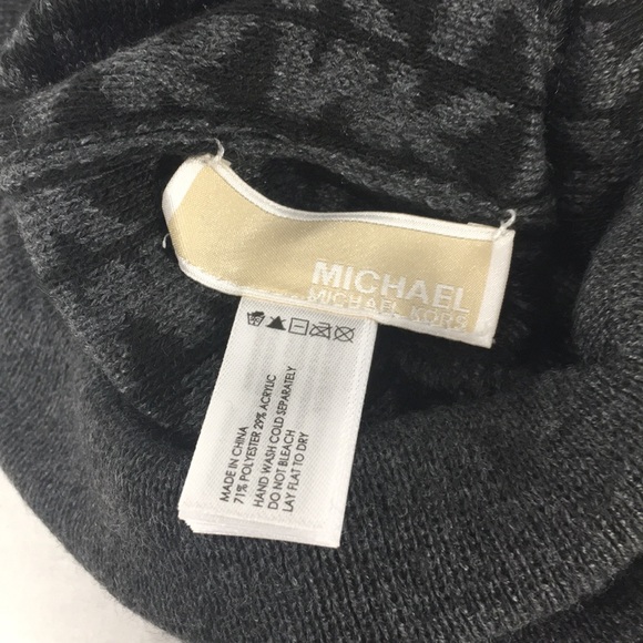 MICHAEL Micheal Kors Beanie Black, Gray - Picture 5 of 6